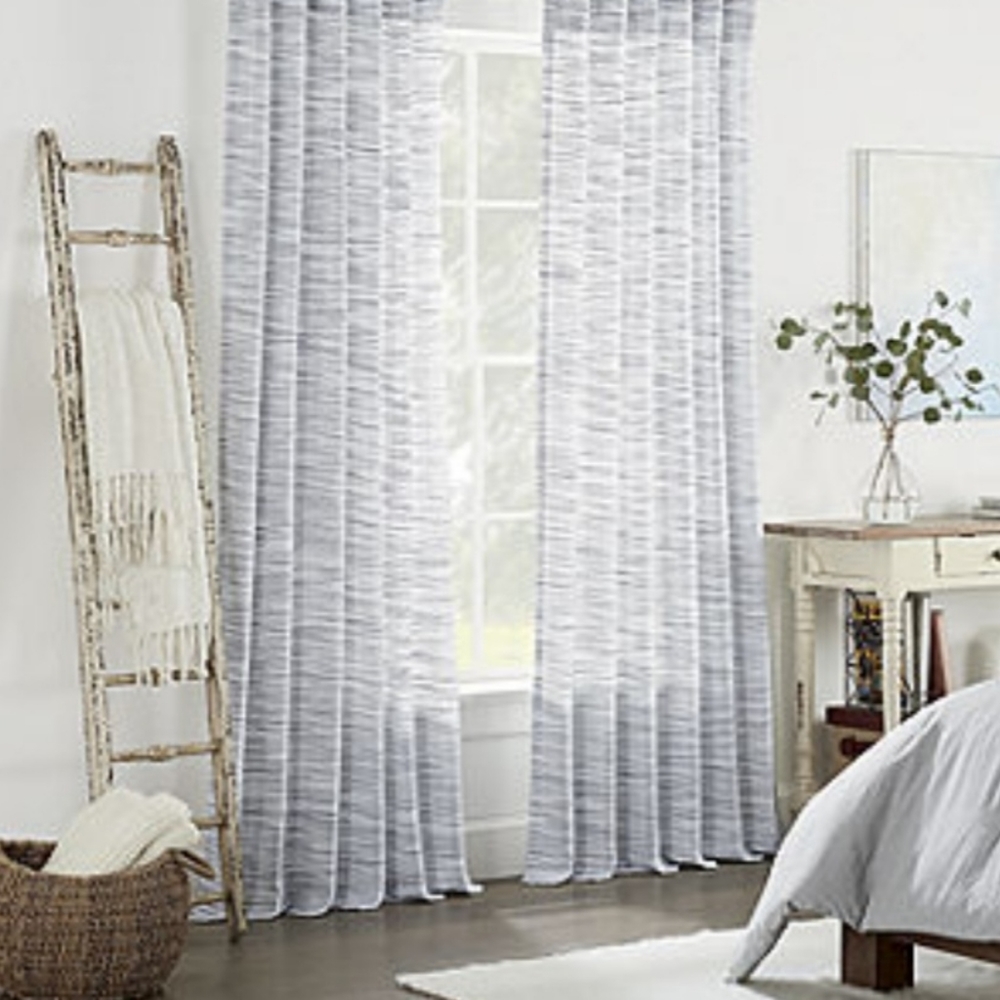 Linden Street Hillcrest Light Filtering Curtains - Mood Indigo